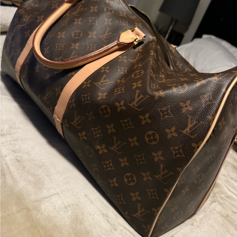 Keepall Bandouliere Bag Monogram Canvas 55